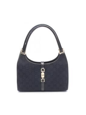 Gucci Jackie Gg Canvas Handbag Leather #277968G10B